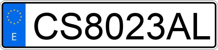 Numer rejestracyjny CS8023AL posiada FORD KA