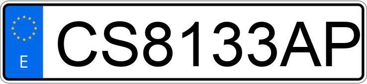 Numer rejestracyjny CS8133AP posiada BMW SERIE 5