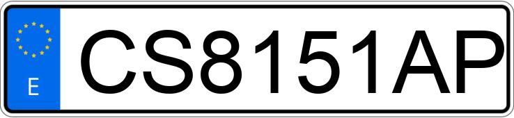 Registreringsnumret CS8151AP har BMW Z3