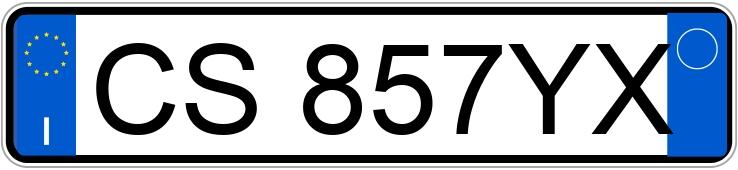 Numer rejestracyjny CS857YX posiada RENAULT Modus 1a serie