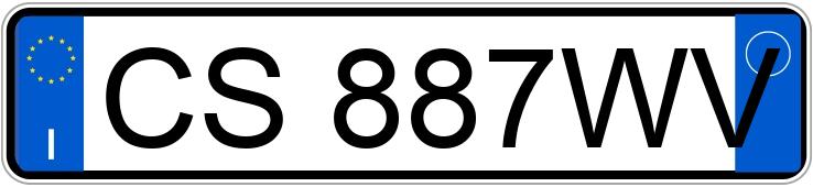 Numer rejestracyjny CS887WV posiada FIAT Punto 3a serie Numer rejestracyjny CS887WV posiada FIAT Punto 3a serie
