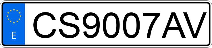 Numer rejestracyjny CS9007AV posiada VOLKSWAGEN POLO