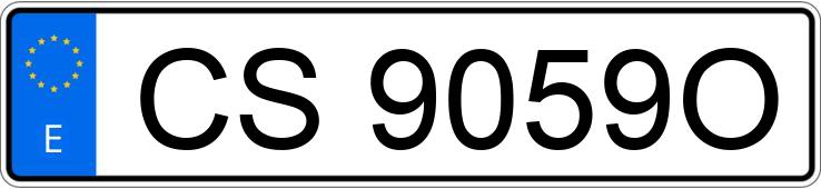 Numer rejestracyjny CS9059O posiada RENAULT 5 Numer rejestracyjny CS9059O posiada RENAULT 5