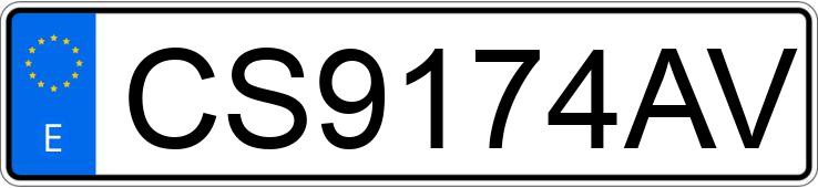 Numer rejestracyjny CS9174AV posiada SEAT IBIZA