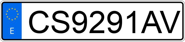 Numer rejestracyjny CS9291AV posiada BMW SERIE 3