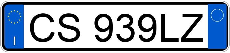 Numer rejestracyjny CS939LZ posiada TOYOTA Yaris