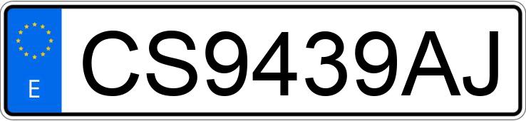 Numer rejestracyjny CS9439AJ posiada MITSUBISHI ECLIPSE Numer rejestracyjny CS9439AJ posiada MITSUBISHI ECLIPSE