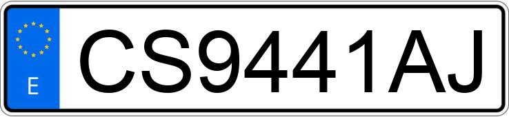 Registreringsnummeret CS9441AJ har RENAULT 19 Registreringsnummeret CS9441AJ har RENAULT 19