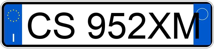 Numer rejestracyjny CS952XM posiada TOYOTA RAV4 2a serie Numer rejestracyjny CS952XM posiada TOYOTA RAV4 2a serie