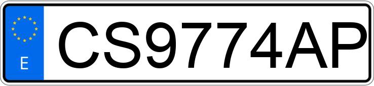 Numer rejestracyjny CS9774AP posiada VOLKSWAGEN PASSAT