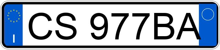 Numer rejestracyjny CS977BA posiada OPEL Corsa 3a serie