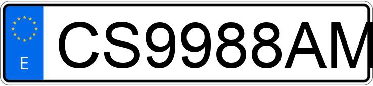 Numer rejestracyjny CS9988AM posiada VOLKSWAGEN SANTANA