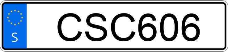 Numer rejestracyjny CSC606 posiada BMW F 800 GS