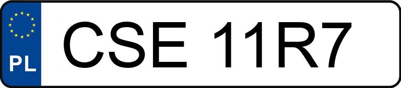 Numer rejestracyjny CSE 11R7 posiada BMW 530 - CSE11R7 Numer rejestracyjny CSE 11R7 posiada BMW 530 - CSE11R7