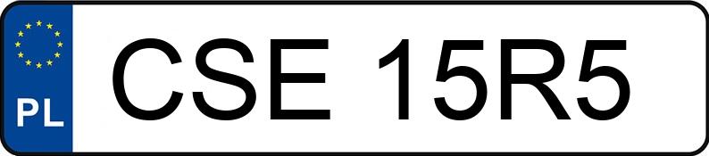 Numer rejestracyjny CSE 15R5 posiada MAZDA CX-5 - CSE15R5 Numer rejestracyjny CSE 15R5 posiada MAZDA CX-5 - CSE15R5