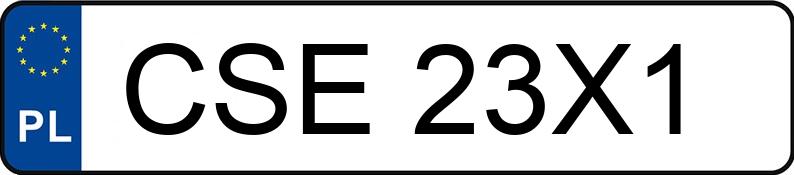 Numer rejestracyjny CSE 23X1 posiada RENAULT SCENIC - CSE23X1 Numer rejestracyjny CSE 23X1 posiada RENAULT SCENIC - CSE23X1