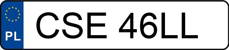 Numer rejestracyjny CSE 46LL posiada AUDI A4 Avant 1.9 TDi Kat. MR`99 B5 A4 Avant 1.9 TDi Kat. MR`99 B5 - CSE46LL