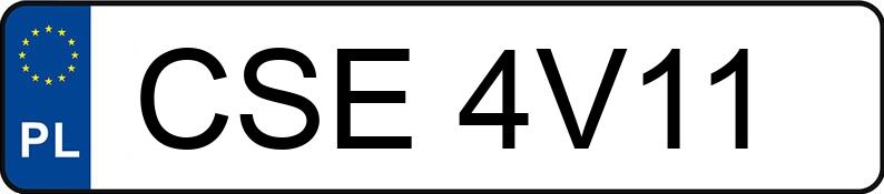Numer rejestracyjny CSE 4V11 posiada OPEL ASTRA SPORTS TOURER - CSE4V11
