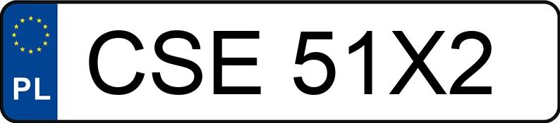Numer rejestracyjny CSE 51X2 posiada BMW 730D - CSE51X2