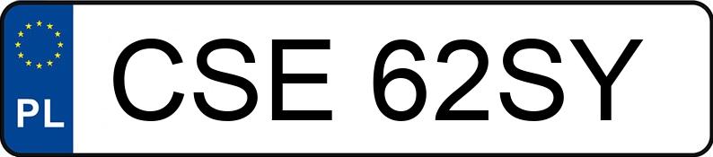Numer rejestracyjny CSE 62SY posiada SANOK D 35 - CSE62SY