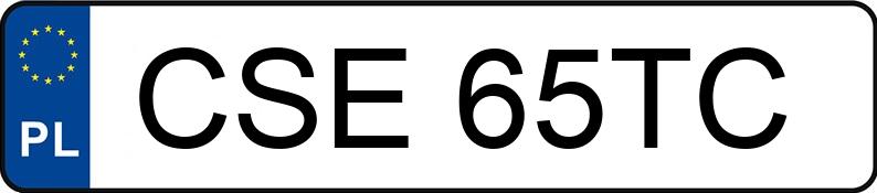 Numer rejestracyjny CSE 65TC posiada RENAULT TRAFIC - CSE65TC