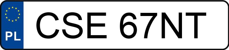 Numer rejestracyjny CSE 67NT posiada SKODA OCTAVIA - CSE67NT
