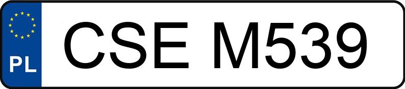 Numer rejestracyjny CSE M539 posiada AUTOSAN D-732 05 - CSEM539