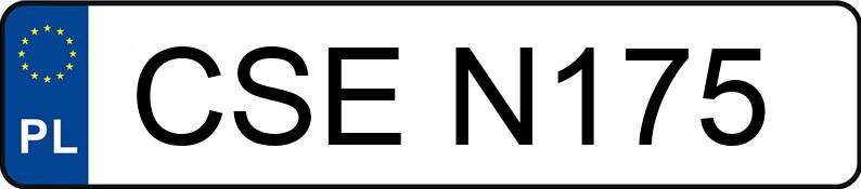 Numer rejestracyjny CSE N175 posiada URSUS 1212 - CSEN175 Numer rejestracyjny CSE N175 posiada URSUS 1212 - CSEN175