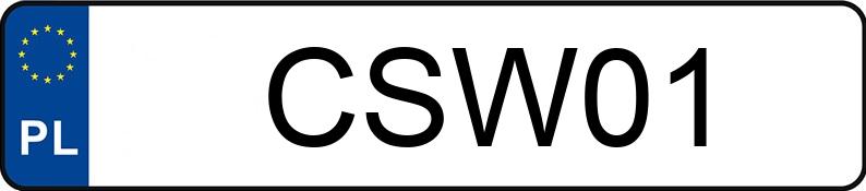 Numer rejestracyjny CSW 01 posiada STAR 28 9.3t 28 9.3t - CSW01