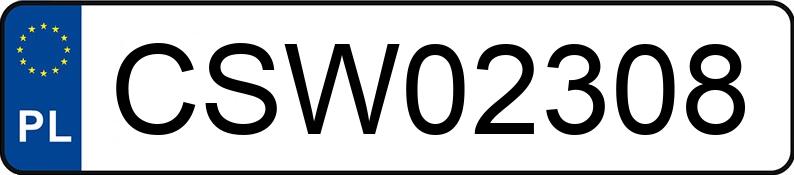 Numer rejestracyjny CSW 02308 posiada CITROEN Berlingo II 1.6 HDI Kat. MR`08 E4 1.9t Long Pack - CSW02308