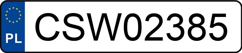 Numer rejestracyjny CSW 02385 posiada SKODA Roomster 1.2 TSI MR`11 E5 Roomster 1.2 TSI MR`11 E5 - CSW02385