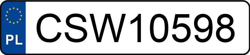 Numer rejestracyjny CSW 10598 posiada VOLKSWAGEN Polo III 1.4 MR`99 E2 GP Trendline Aut. - CSW10598