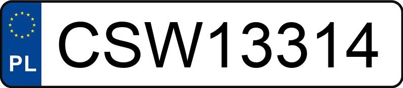 Numer rejestracyjny CSW 13314 posiada FORD Mondeo 2.0 TDCi MR`07 E4 Gold X - CSW13314