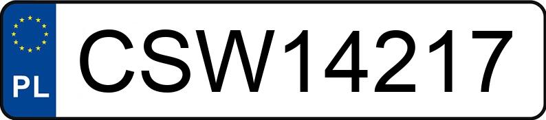 Numer rejestracyjny CSW 14217 posiada HYUNDAI TUCSON - CSW14217