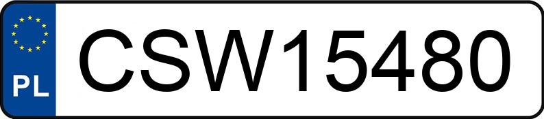 Numer rejestracyjny CSW 15480 posiada AUDI A6 Avant 2.7 TDi Kat. MR`04 E4 4F A6 Avant 2.7 TDi Kat. MR`04 E4 4F - CSW15480