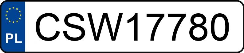 Numer rejestracyjny CSW 17780 posiada MERCEDES-BENZ CLK 220 CDI MR`02 E4 209 Avantgarde - CSW17780
