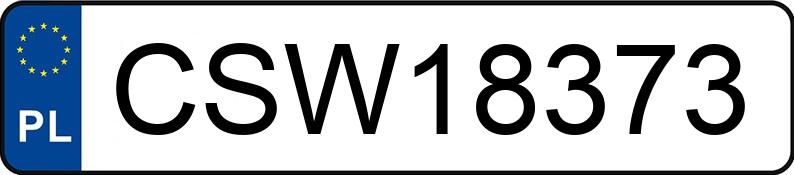 Numer rejestracyjny CSW 18373 posiada BMW 330 Touring Diesel DPF MR`06 E4 E91 330 Touring Diesel DPF MR`06 E4 E91 - CSW18373