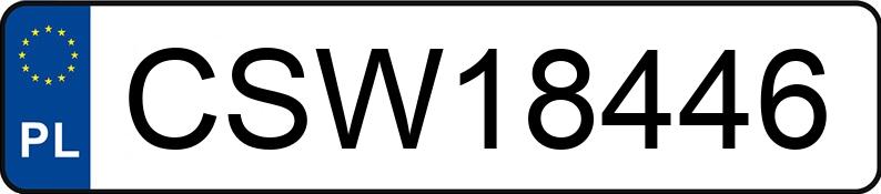 Numer rejestracyjny CSW 18446 posiada BMW 346L - CSW18446 Numer rejestracyjny CSW 18446 posiada BMW 346L - CSW18446
