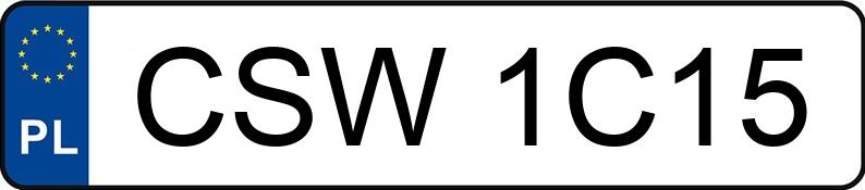 Numer rejestracyjny CSW 1C15 posiada SKODA Fabia 1.4 TDI MR`05 E4 Soul - CSW1C15 Numer rejestracyjny CSW 1C15 posiada SKODA Fabia 1.4 TDI MR`05 E4 Soul - CSW1C15