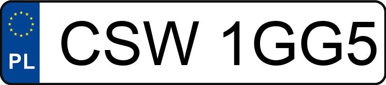 Numer rejestracyjny CSW 1GG5 posiada YAMASAKI YM50-8D YM50-8B - CSW1GG5