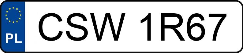 Numer rejestracyjny CSW 1R67 posiada MERCEDES-BENZ SPRINTER - CSW1R67 Numer rejestracyjny CSW 1R67 posiada MERCEDES-BENZ SPRINTER - CSW1R67