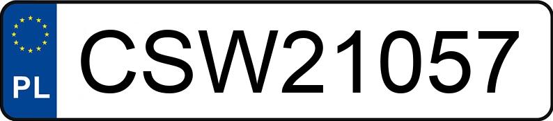 Numer rejestracyjny CSW 21057 posiada BMW 118i MR`11 E5 F20/F21 118i MR`11 E5 F20/F21 - CSW21057