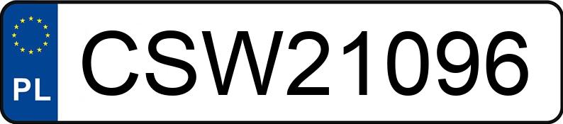 Numer rejestracyjny CSW 21096 posiada RENAULT Master - CSW21096