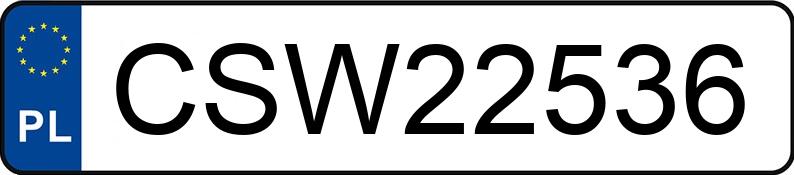 Numer rejestracyjny CSW 22536 posiada VOLKSWAGEN GOLF - CSW22536 Numer rejestracyjny CSW 22536 posiada VOLKSWAGEN GOLF - CSW22536