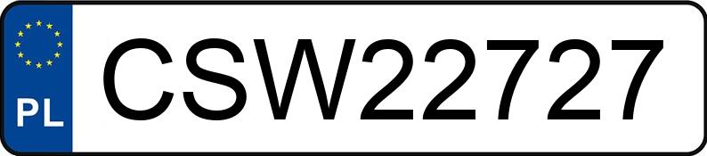 Numer rejestracyjny CSW22727 posiada FIAT Ducato 35 3.0 M-jet MR`11 E5 3.5t Ducato 35 3.0 M-jet MR`11 E5 3.5t