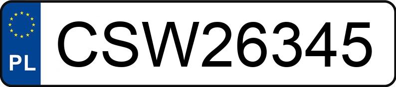 Numer rejestracyjny CSW 26345 posiada OPEL Astra III 1.7 CDTI MR`04 E4 Essentia - CSW26345