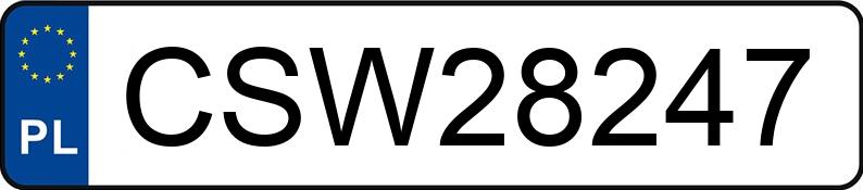 Numer rejestracyjny CSW 28247 posiada FORD TRANSIT - CSW28247