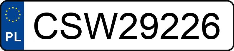 Numer rejestracyjny CSW 29226 posiada AUDI A1 Sportback 1.4 TFSI MR`12 E5 8X Ambition S tronic - CSW29226 Numer rejestracyjny CSW 29226 posiada AUDI A1 Sportback 1.4 TFSI MR`12 E5 8X Ambition S tronic - CSW29226