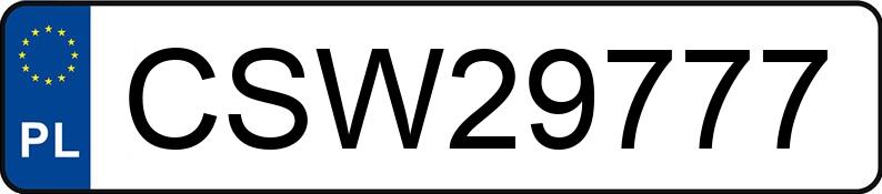 Numer rejestracyjny CSW29777 posiada MERCEDES-BENZ A 200 CDI BlueEFFICIENCY MR`12 E5 176 A 200 CDI BlueEFFICIENCY MR`12 E5 176