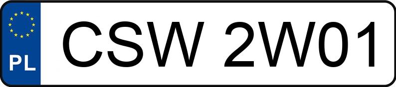 Numer rejestracyjny CSW 2W01 posiada PEUGEOT 308 SW 1.6 HDI MR`07 E4 - CSW2W01